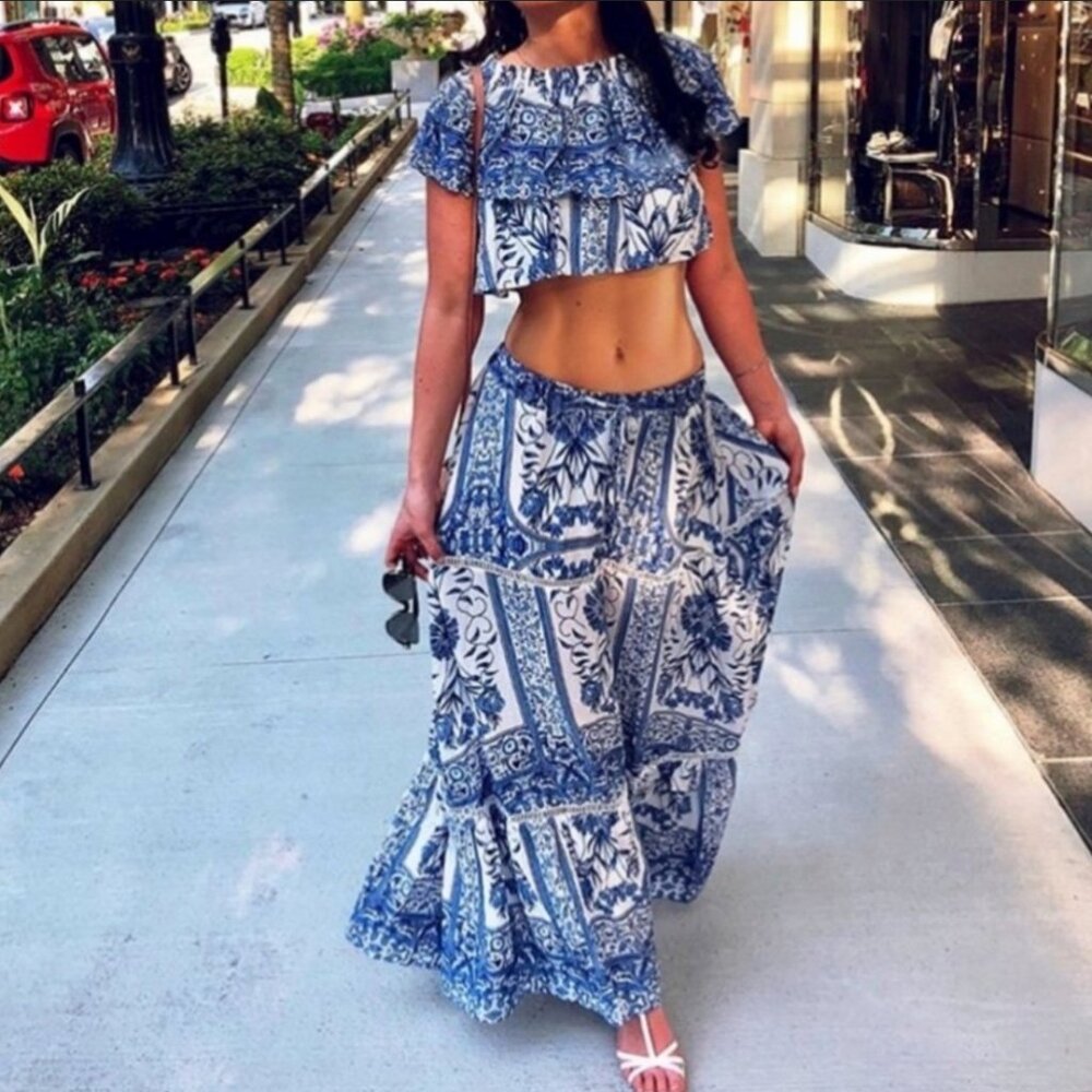 Jaase Midsummer Daydream Maxi Skirt Set